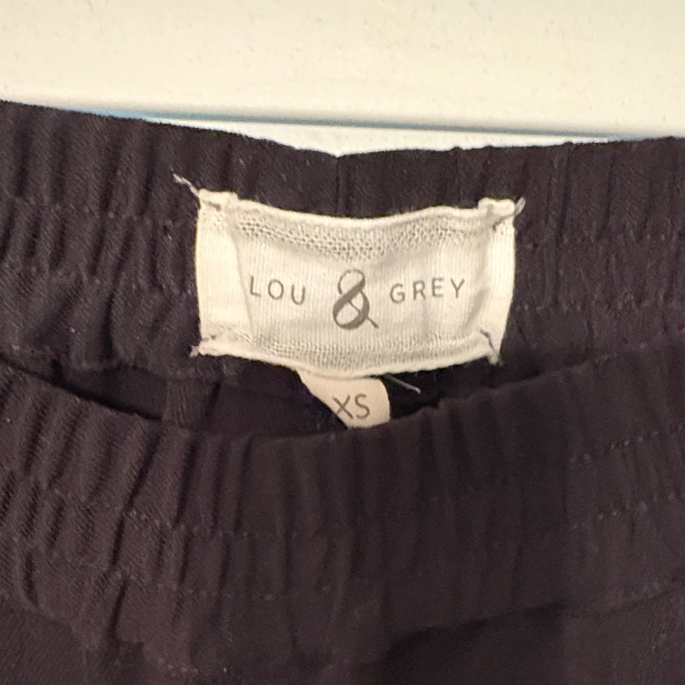Black and Navy Lou & Grey Straight Leg Pants - Picture 2 of 3